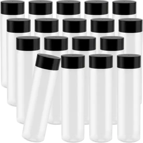 18 PCS 17 Oz Bulk Empty Sensory Bottles, Plastic Juice Bottles with Caps {1}