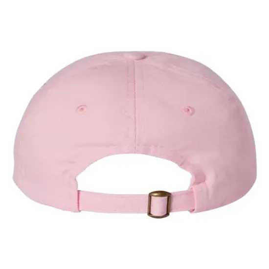 Valucap&reg; Adult Bio Washed Classic Dad Hat Light Pink {2}