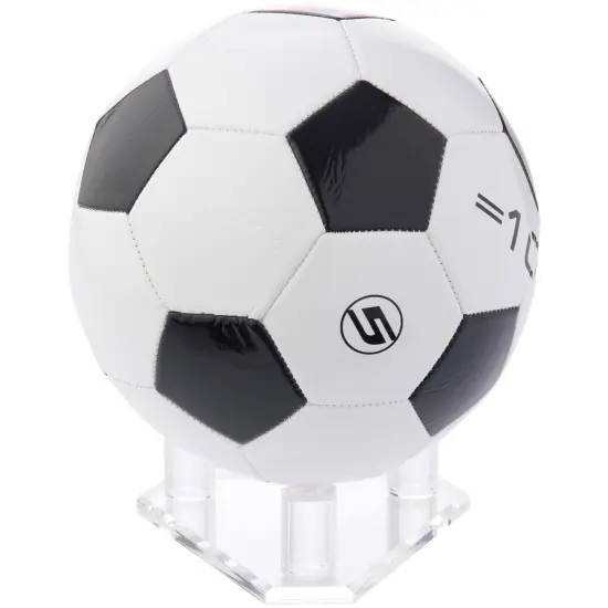 Plymor Clear Acrylic Beveled Triangular Display Base with 3 Display Prongs for Geode, Mineral or Crystal Cluster, 6.5" W x 5.625" D x 2.75" H {3}