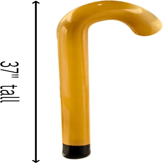 Old Man Inflatable Cane Walking Stick Crutch, Old Age Costume Accessory, Retirement Gag Gift Party Decorations {3}