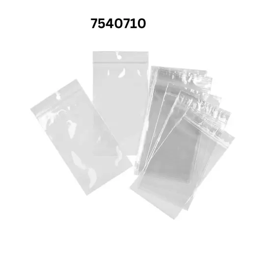 Wide Reclosable Cello Bag with Hang Hole 7" x 10" {2}