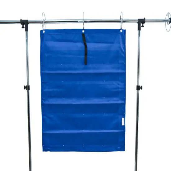 School Smart Mini Pocket Chart with 6 Pockets, 28 x 28 Inches, Blue {5}