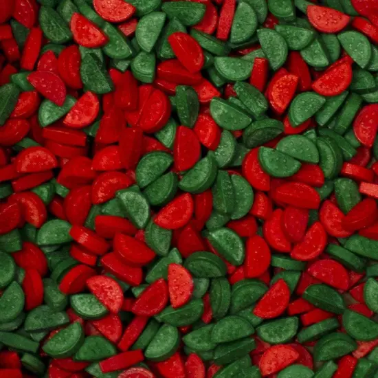Krazy Sprinkles - Watermelon Wedges (1/2 Cup, 1x Jar) for Cakes, Ice Cream & Cookies {1}