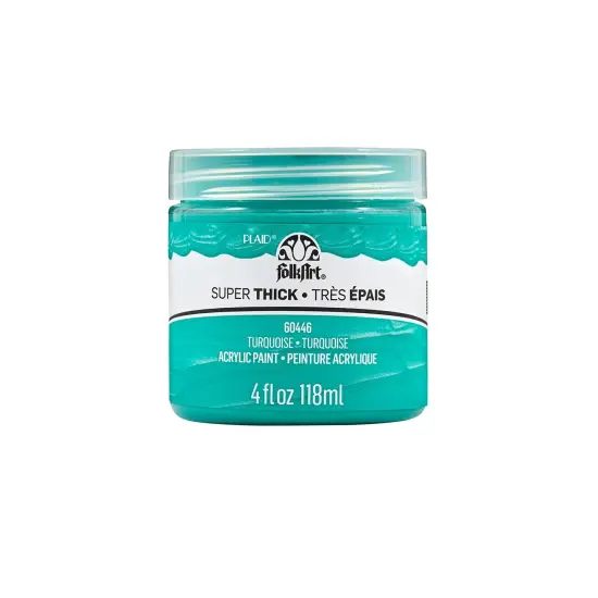 FolkArt Super Thick Acrylic Paint Turquoise 4 oz - 60446 {1}