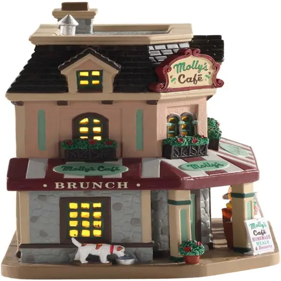 Lemax Caddington Village: Molly's Corner Cafe {3}