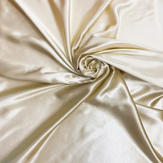 1 Yard Champagne Crepe Satin Fabric Smooth Drapey Material for Gowns Costumes and Luxe Crafts 58 Inch Width {2}