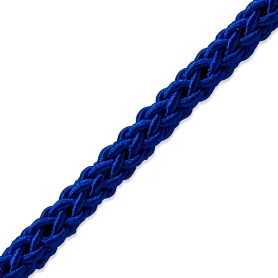 5 Yards of Sophia 1/4" (6mm) Braided Cord Trim | 5 yard cut Royal Blue {1}