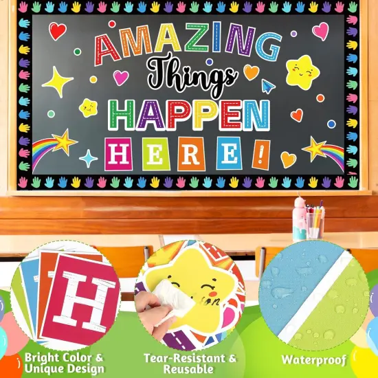 Colorful Bulletin Board Decorations {3}