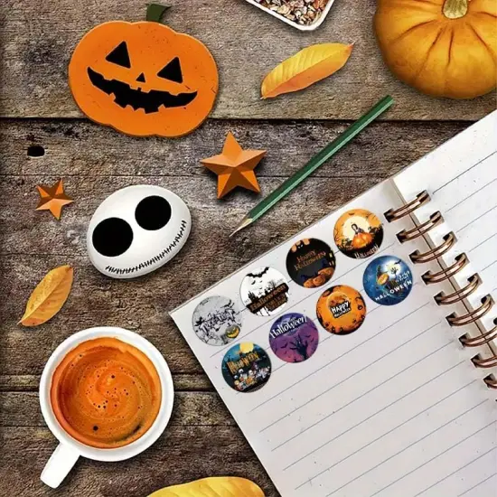 500 PCS Halloween Stickers {5}