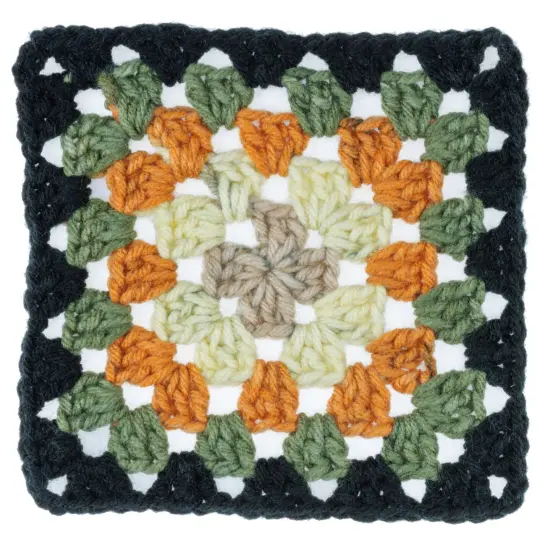 Red Heart All in One Granny Square Yarn 24 Pack-Amber Moss {4}