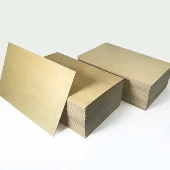 3mm or 6mmGrade B/BB Baltic Birch Plywood Finished or Unfinished | 12x12, 12x19 16x24 | Boxes of 10, 20, 50 and 100 | Laser Engraving, CNC, Scroll Saw {4}