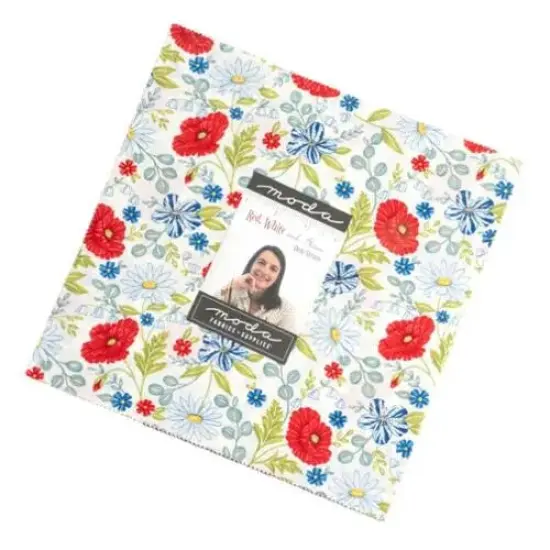 Multi Color Red White Bloom Layer Cake {1}