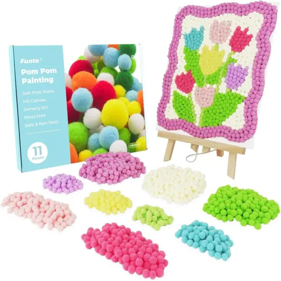 Tulip Pom Pom Painting Art Kit {1}
