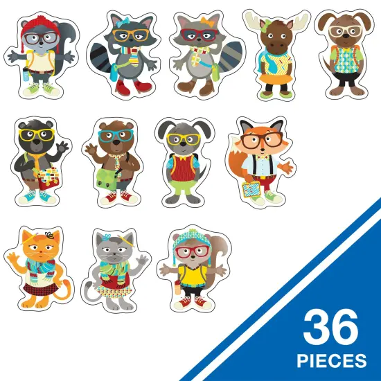 Carson Dellosa &ndash; Hipster Pals Colorful Cut-Outs, Classroom D&eacute;cor, 36 Pieces {2}