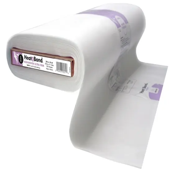 HeatnBond Non-Woven Craft Single Sided Fusible Ultra Firm-White 20"X10yd {1}