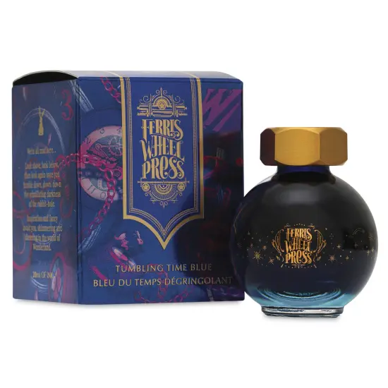 Ferris Wheel Press Ferritales Fountain Pen Ink - Tumbling Time Blue, 20 ml {1}