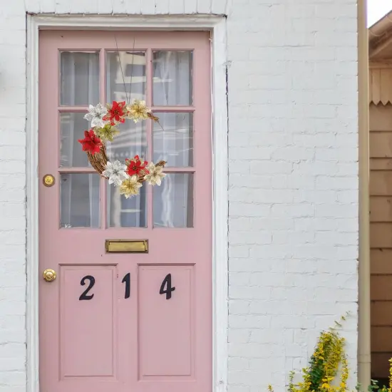 3pcs Moon Shape Wreath frame DIY Craft Grapevine Wreath Rattan Rings Vine Branch Wreath for Home Holiday Wedding Party (15cm, 20cm, 25cm) {2}