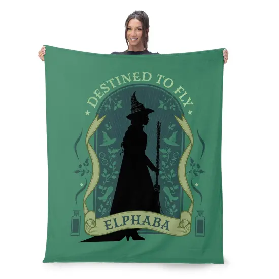 Universal Wicked Silk Touch Sherpa Throw Blanket Destined to Fly {2}