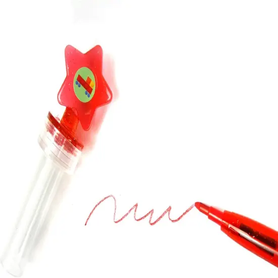 TINYMILLS 24 Pcs Color Blocks Bricks 2 in 1 Stacking Crayons with Stamp Topper {4}