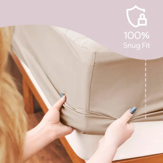 Virtu Quilted Fitted Mattress Pad Cover {2}