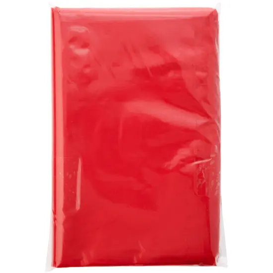 Plymor 9" x 12", Red 2 Mil Flat Open Plastic Poly Bags {5}