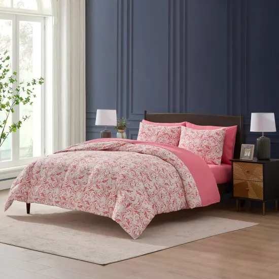 Nestl 7 Pc Biomorphic Design Full Comforter Sets with Sheets {5}