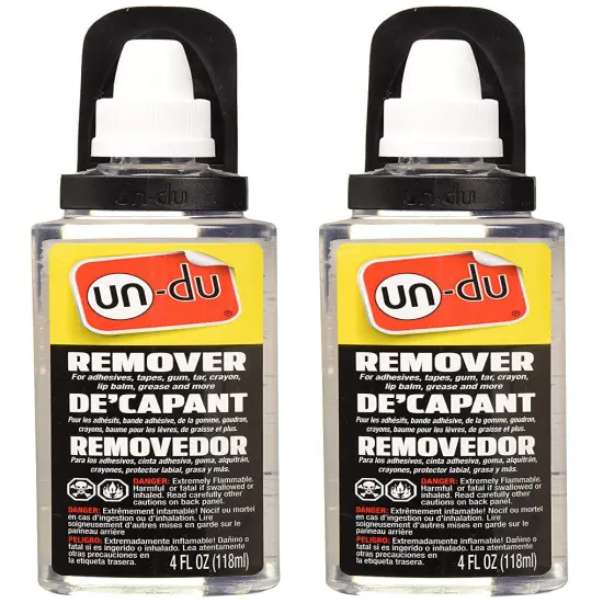 Un-Du Original Formula Comercial Adhesive Remover, 4 oz, 2 Bottles {1}