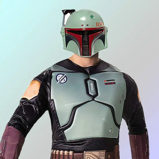 Boba Fett Inspired Adult Qualux Costume Star Wars Padded Polyester Outfit {3}