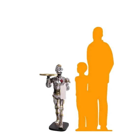 Android Robot Droid Butler Small Statue {2}