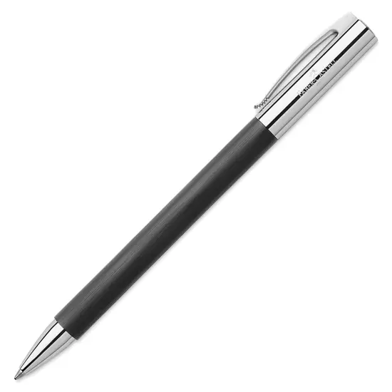 Faber-Castell Ambition Ballpoint Pen - Black Resin, Broad {1}
