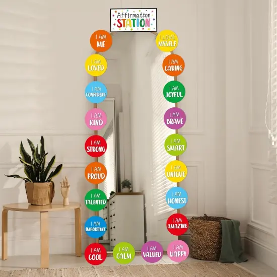 Affirmation Station Bulletin Board Set - Bright Color {4}