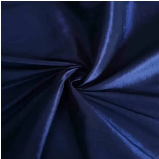 1 Yard Navy Blue Stretch Taffeta Fabric for Fashion Table Linens Chair Covers {1}