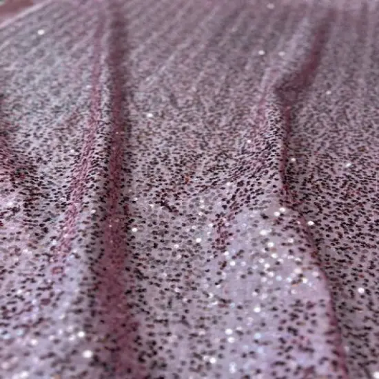 1 Yard Sequin Taffeta Fabric Sparkle Event Backdrop Costume Material 50/54 Inches Wide Baby pink {1}