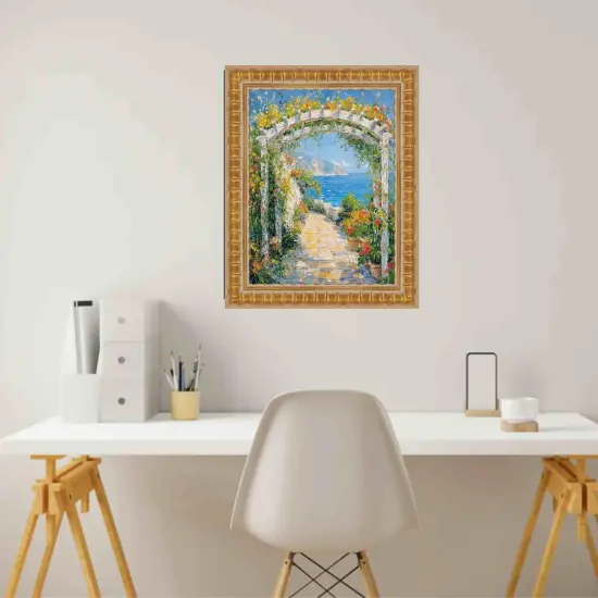 Gladiator Gold Ribbed Picture Frame 14x17 frame {4}