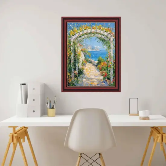 Certificate Gloss Cherry Wood Gold Lip Picture Frame 40x60 frame {6}