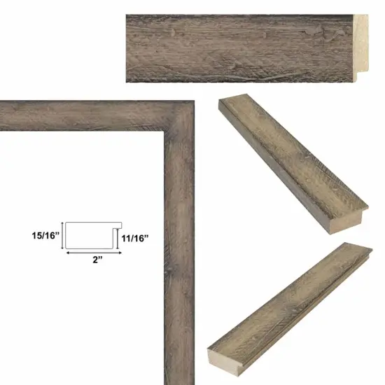 Drift Barnwood Beach Wood Rustic Picture Frame 8.5x11 frame {3}