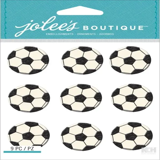 Jolee's Boutique Soccer Repeat Dimensional Stickers {1}