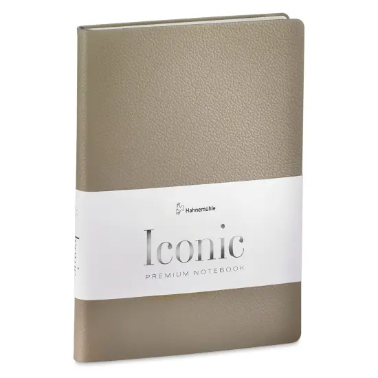Hahnemuhle Iconic Premium Notebook - Dot Grid, A5, Taupe, 192 Pages {1}
