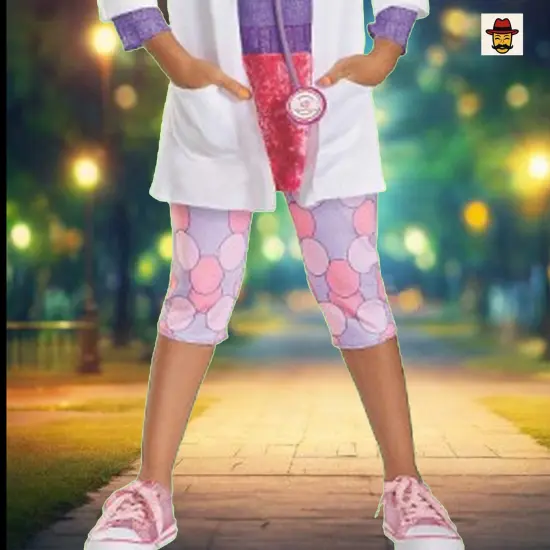 Girls Deluxe Doc McStuffins Costume Disney Doctor Outfit {4}