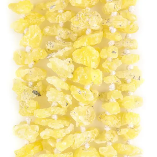 The Bead Chest Rough Yellow Afghan Brucite Beads 10-20mm Afghanistan Unusual Gemstone 16 Inch Strand {4}