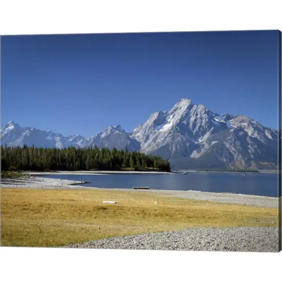 Tetons by J.D. McFarlan 20" x 16" Canvas Wall Art {1}