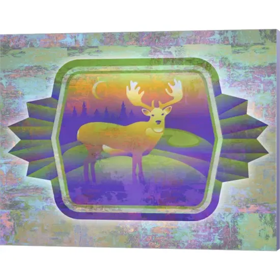 Elk by Greg Simanson 20" x 16" Canvas Wall Art {1}