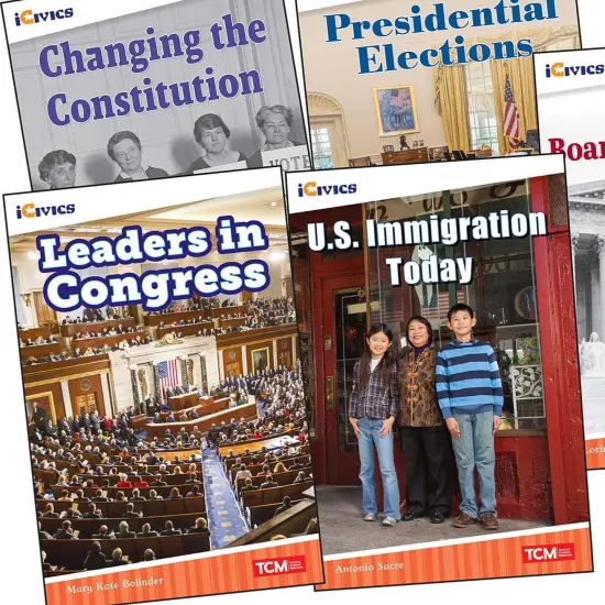 iCivics Grade 1: Leadership & Responsibility 5-Book Set + Game Cards {2}