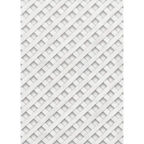 White Trellis Better Than Paper Bulletin Board Roll, 4' x 12', Pack of 4 {3}