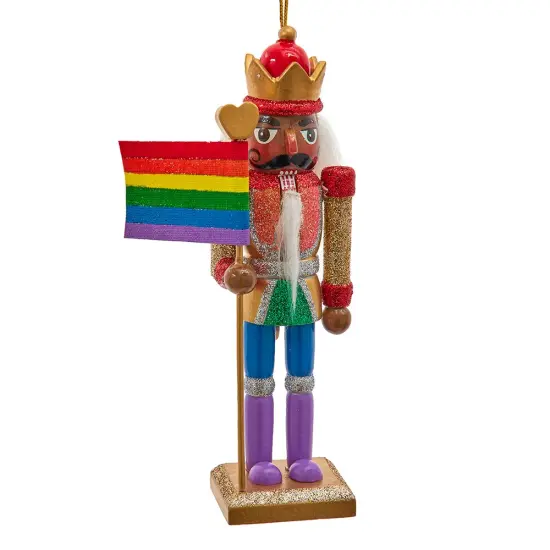 6" African American Pride Nutcracker Ornament {1}