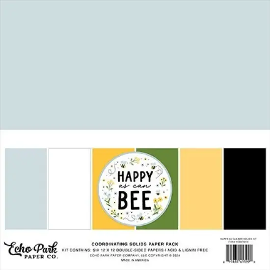 Carta Bella Happy As Can Bee Solids Kit {1}