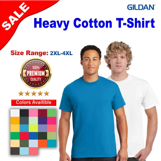 Gildan&reg; Heavy Cotton Crewneck Short Sleeve T-Shirt Ant Jade Do {2}