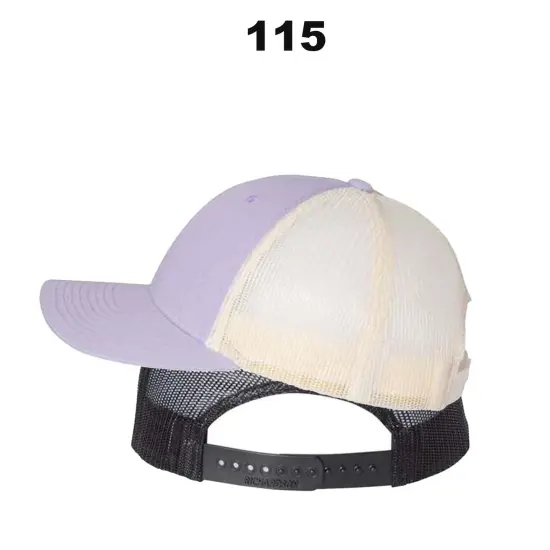 Richardson&reg; Low Pro Trucker Cap Heather/ Birch/Gold {3}