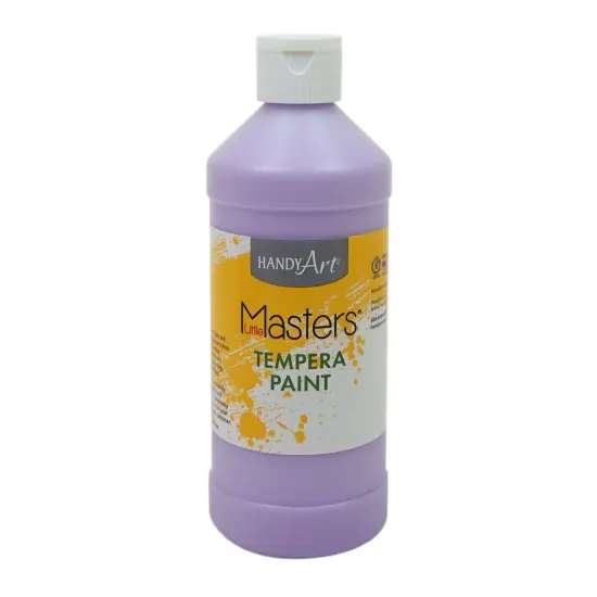 Little Masters&reg; Tempera Paint 16 oz., Light Purple, Pack of 12 {2}