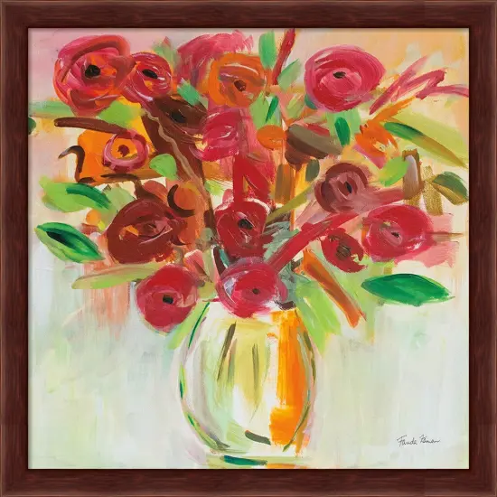 Feeling Bold by Farida Zaman 13" x 13" Framed Wall Art {1}